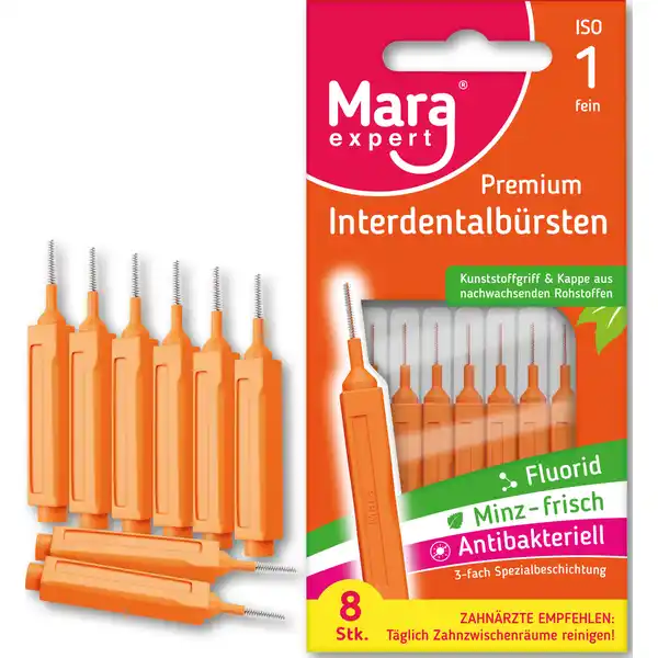 فرش أسنان بين الأسنان بريميوم ISO 1 رفيعة