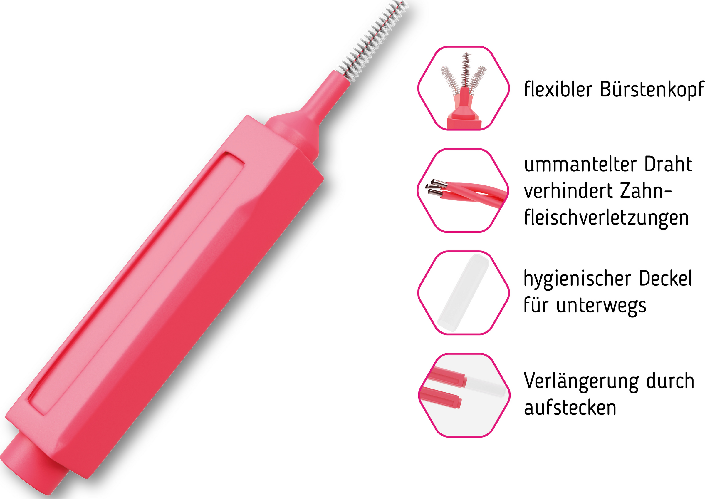 فرشاة ما بين الأسنان فاخرة ISO 2 متوسطة الدقة 2