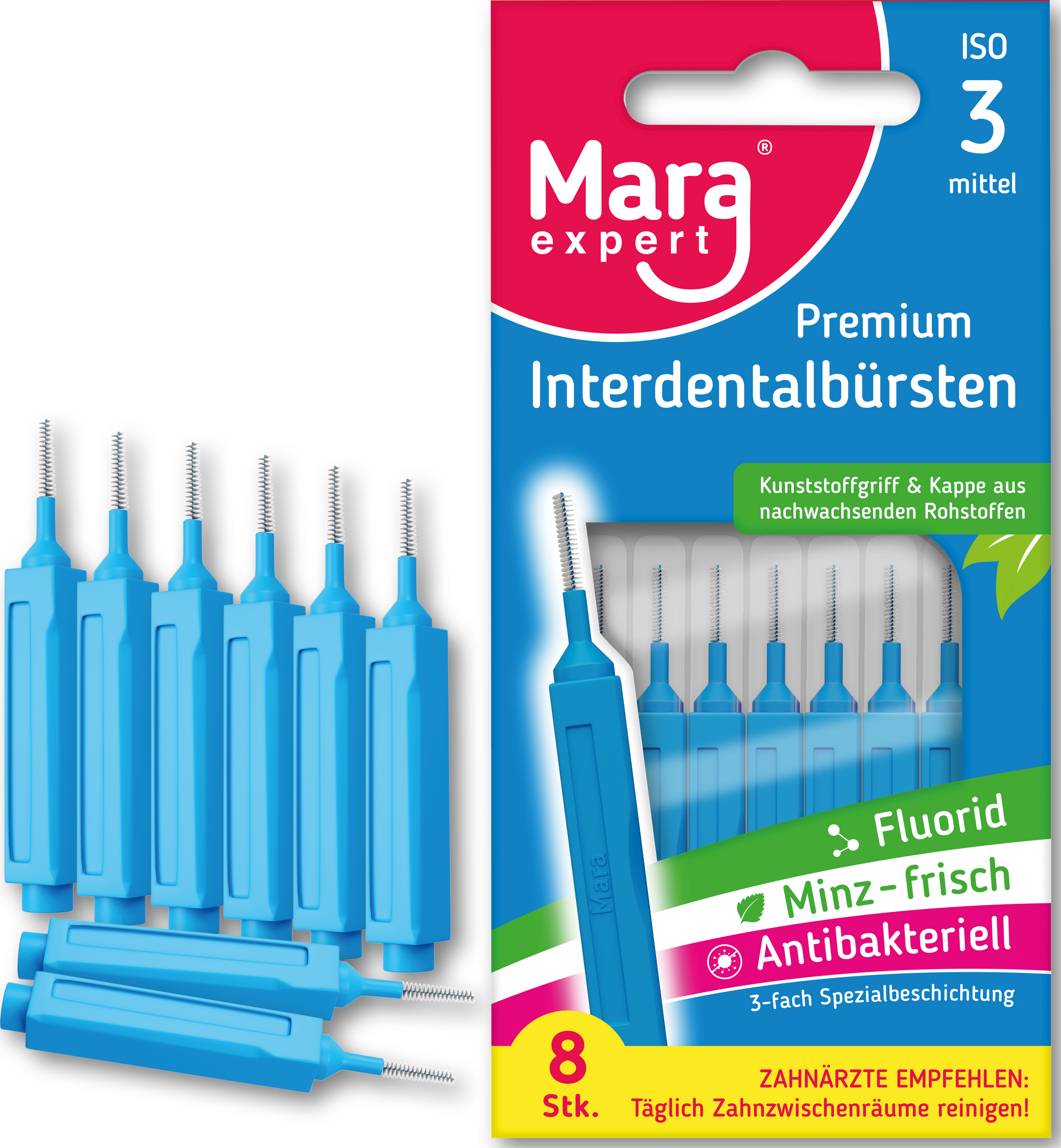 فرشاة ما بين الأسنان بريميوم ISO 3 متوسطة