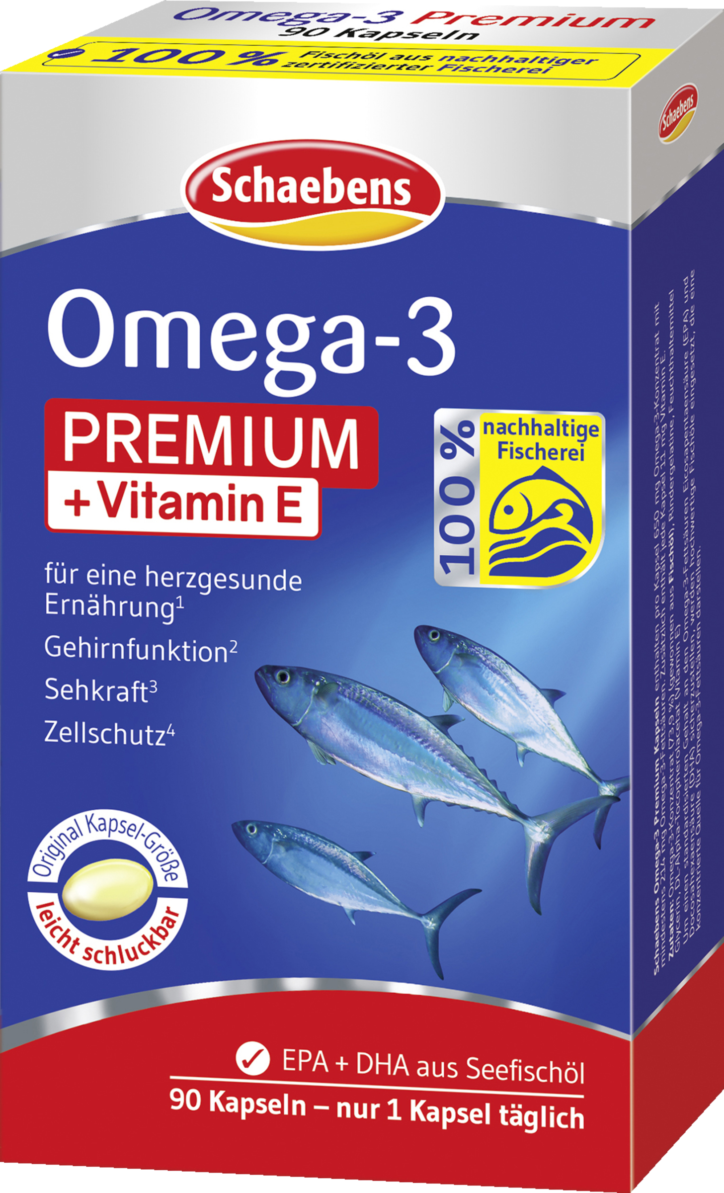 Schaebens Omega3 Premium +Vitamin E Kapseln online kaufen rossmann.de