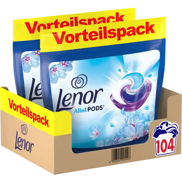 Vollwaschmittel All-in-1 Pods Aprilfrisch 104 WL