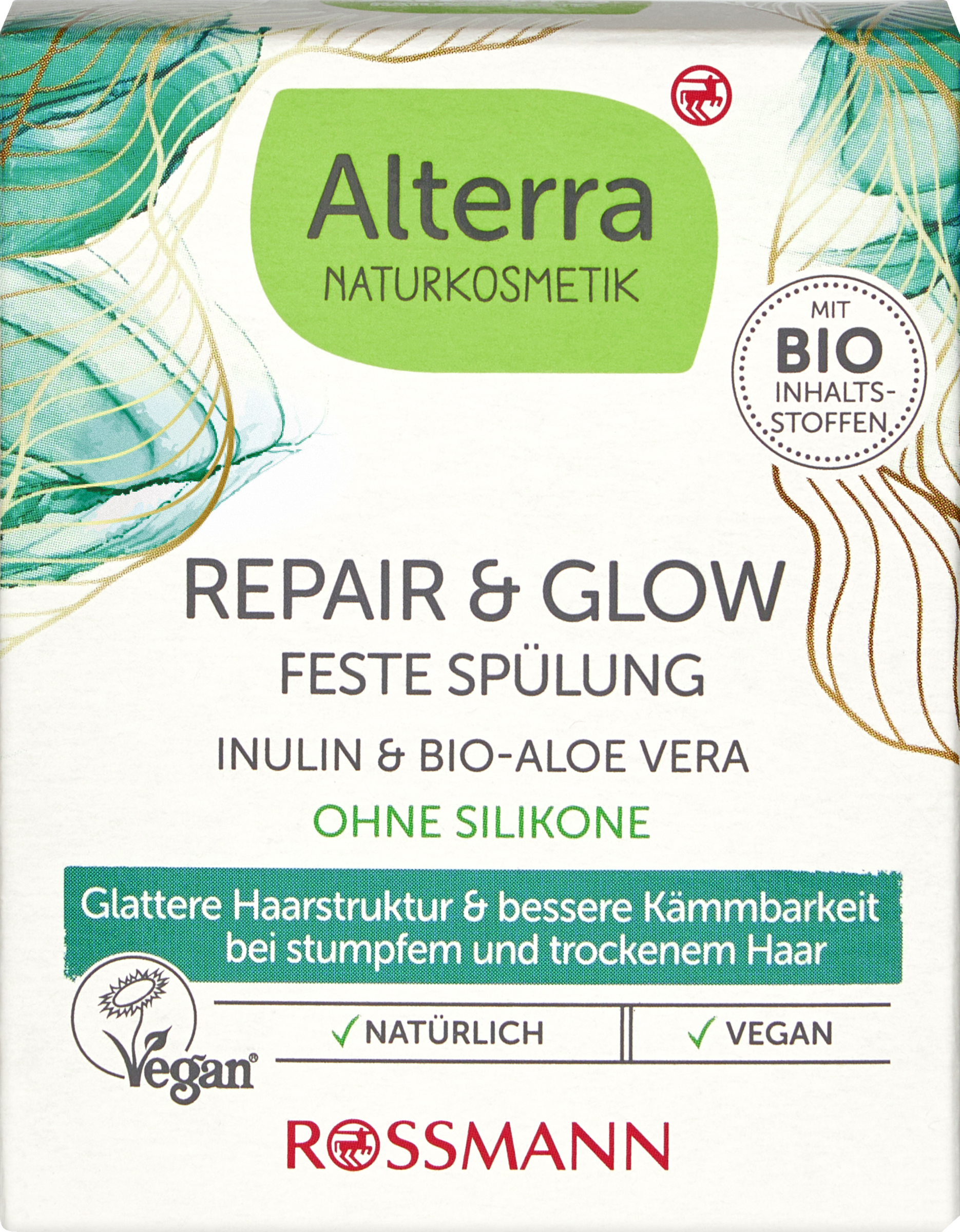 Alterra NATURKOSMETIK Feste Spülung Repair & Glow