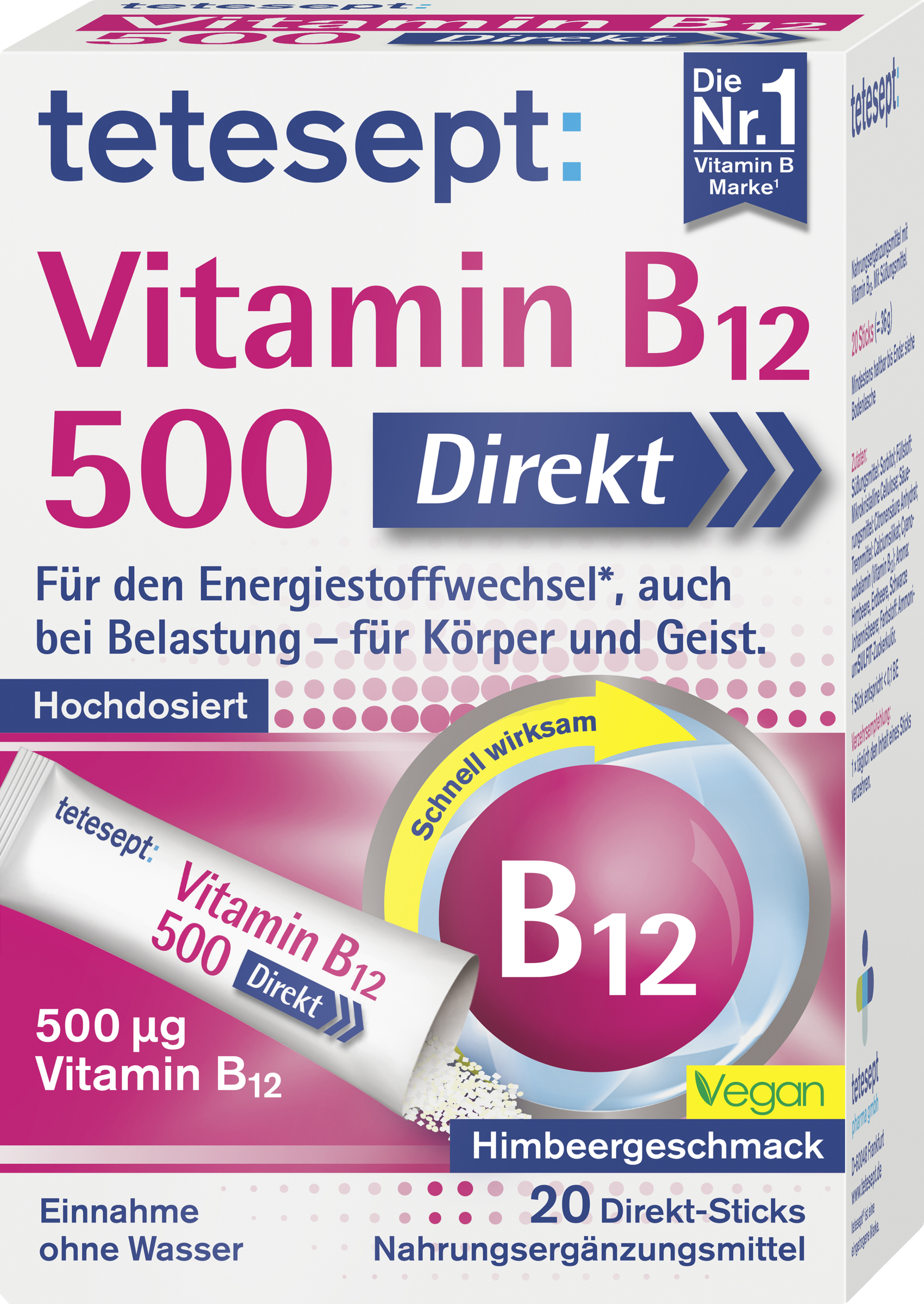 tetesept Vitamin B12 Sticks 500µg online kaufen rossmann.de