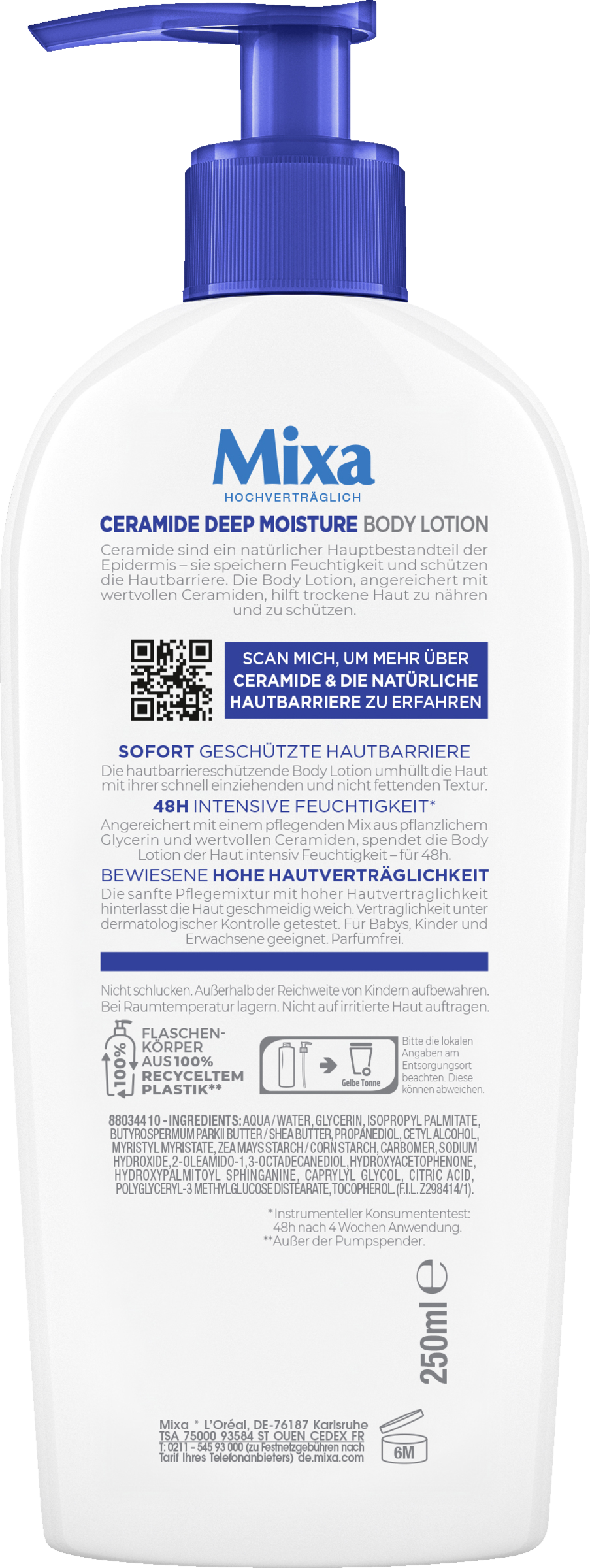 Mixa Ceramide Protect Bodylotion online kaufen rossmann.de