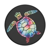 PopSockets PopGrip - ausziehbare Handyhalterung - Psychedelic Turtle