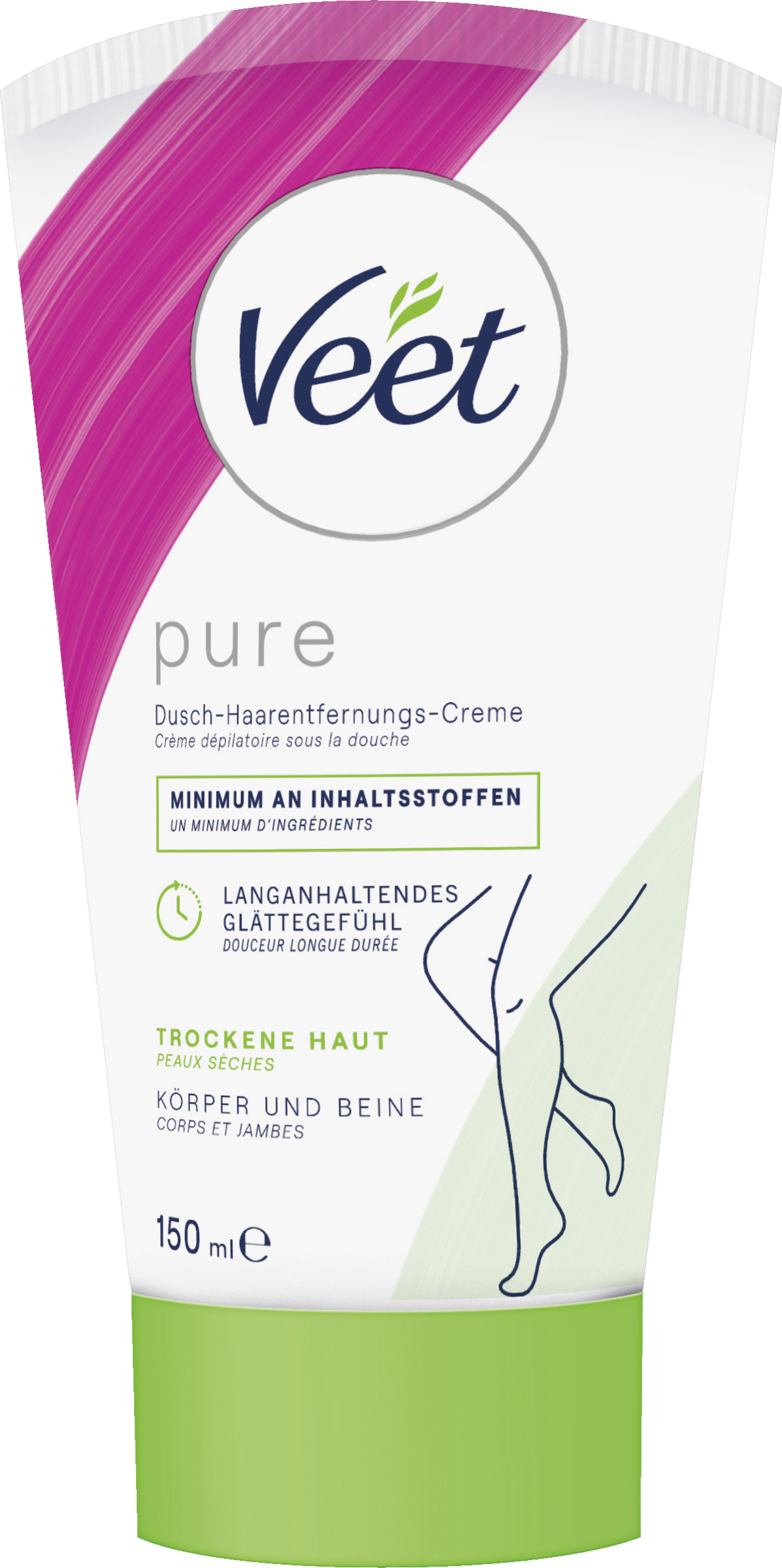 Veet Dusch-Haarentfernungs-Creme trockene Haut