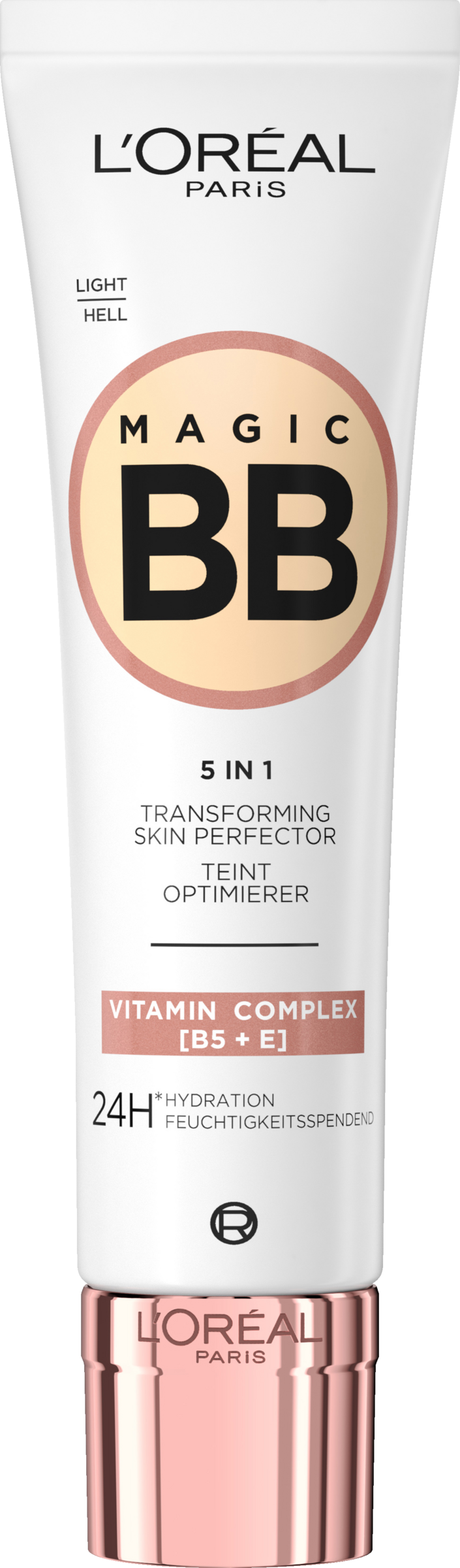 L’Oréal Paris BB Gesichtscreme 5in1 Teint Optimierer Hell Feuchtigkeitsspendend LSF 20