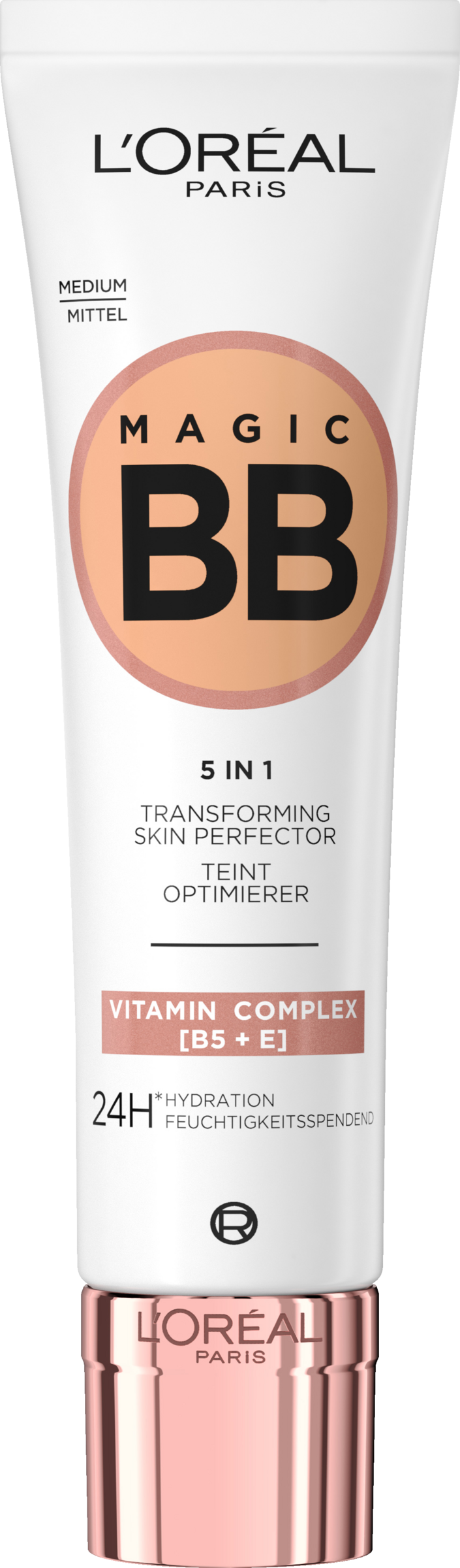 L’Oréal Paris BB Gesichtscreme 5in1 Teint Optimierer Mittel Feuchtigkeitsspendend LSF 20