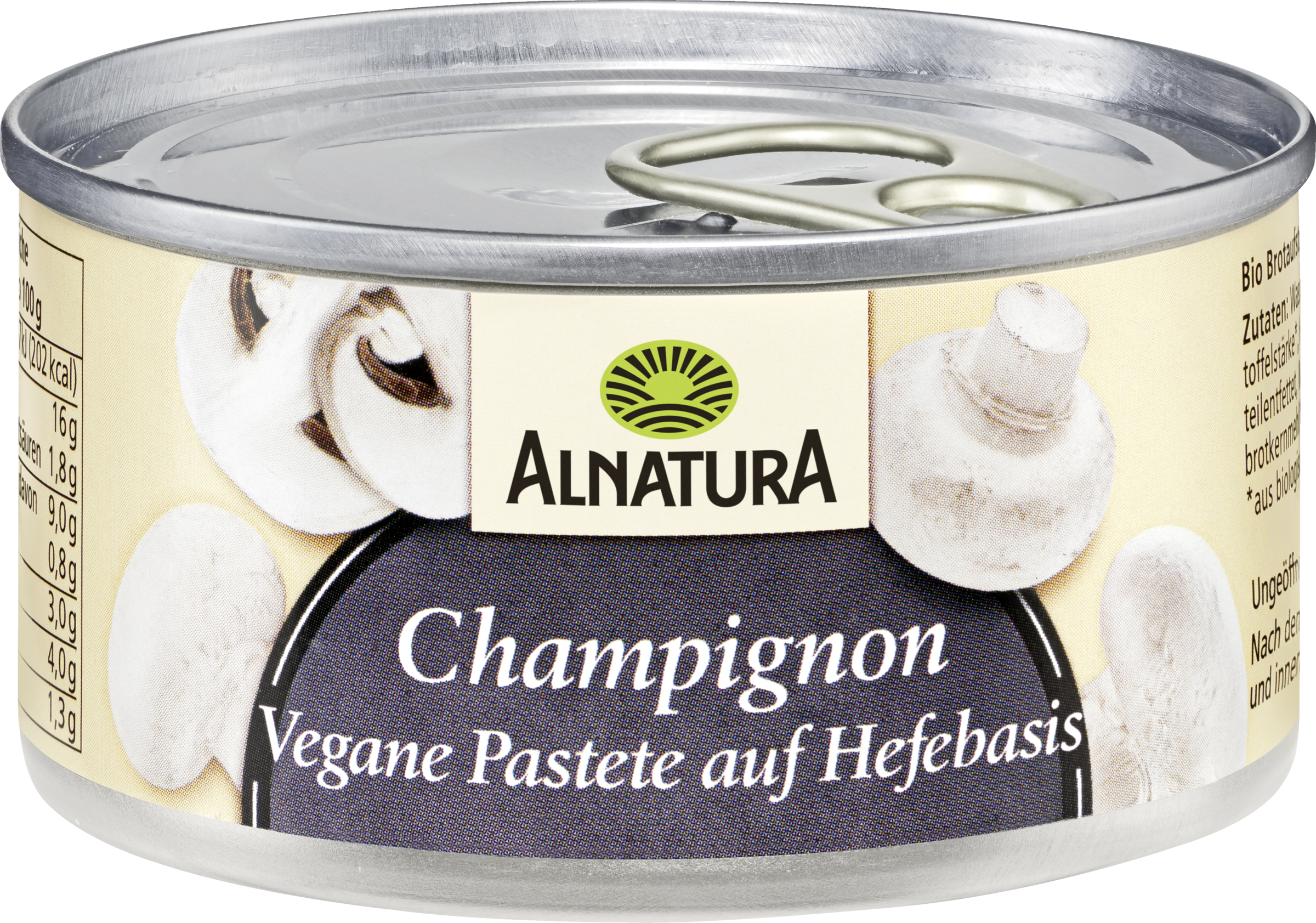 Alnatura Bio Champignon Vegane Pastete auf Hefebasis