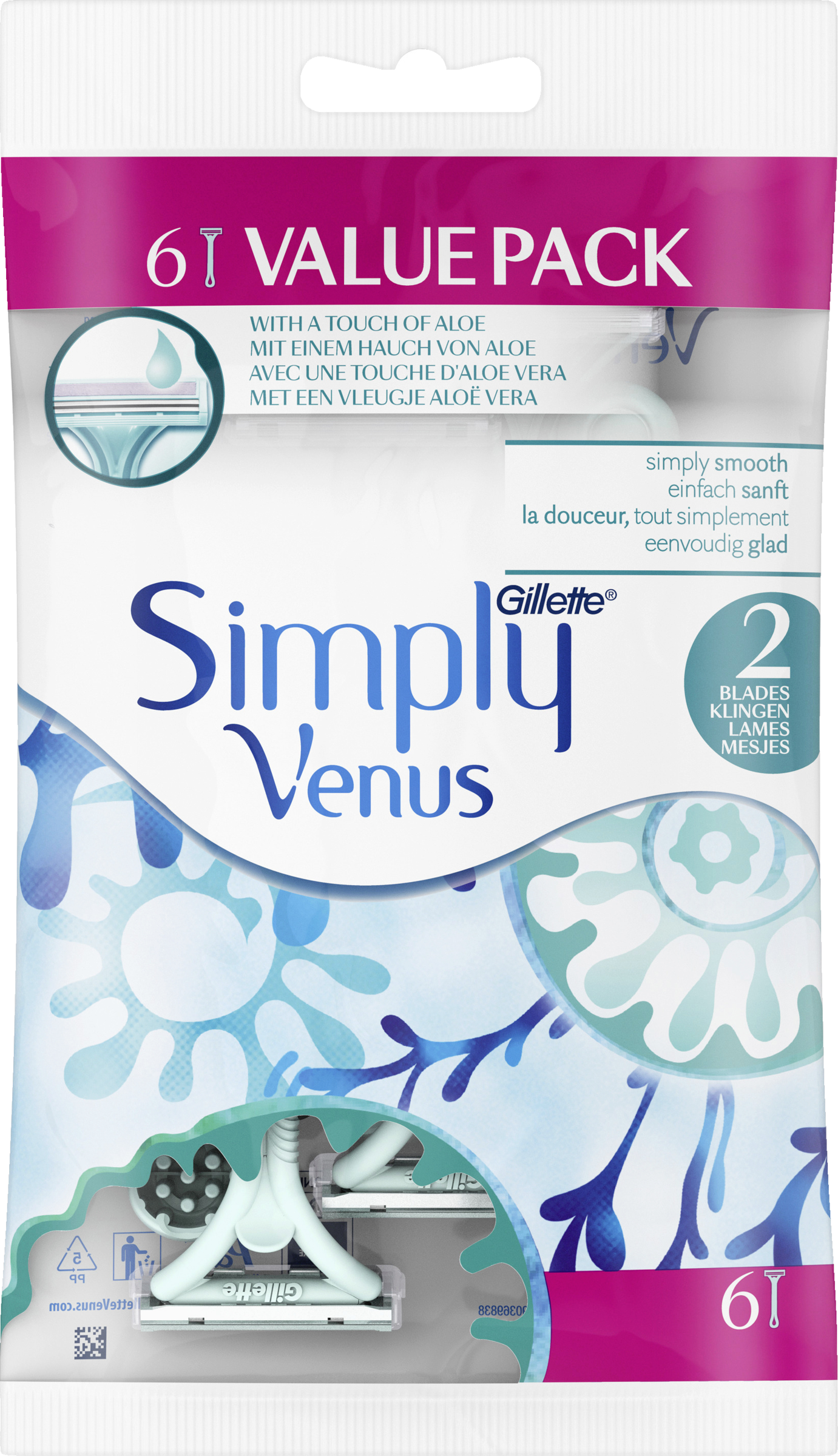 Simply Venus Einwegrasierer Value Pack