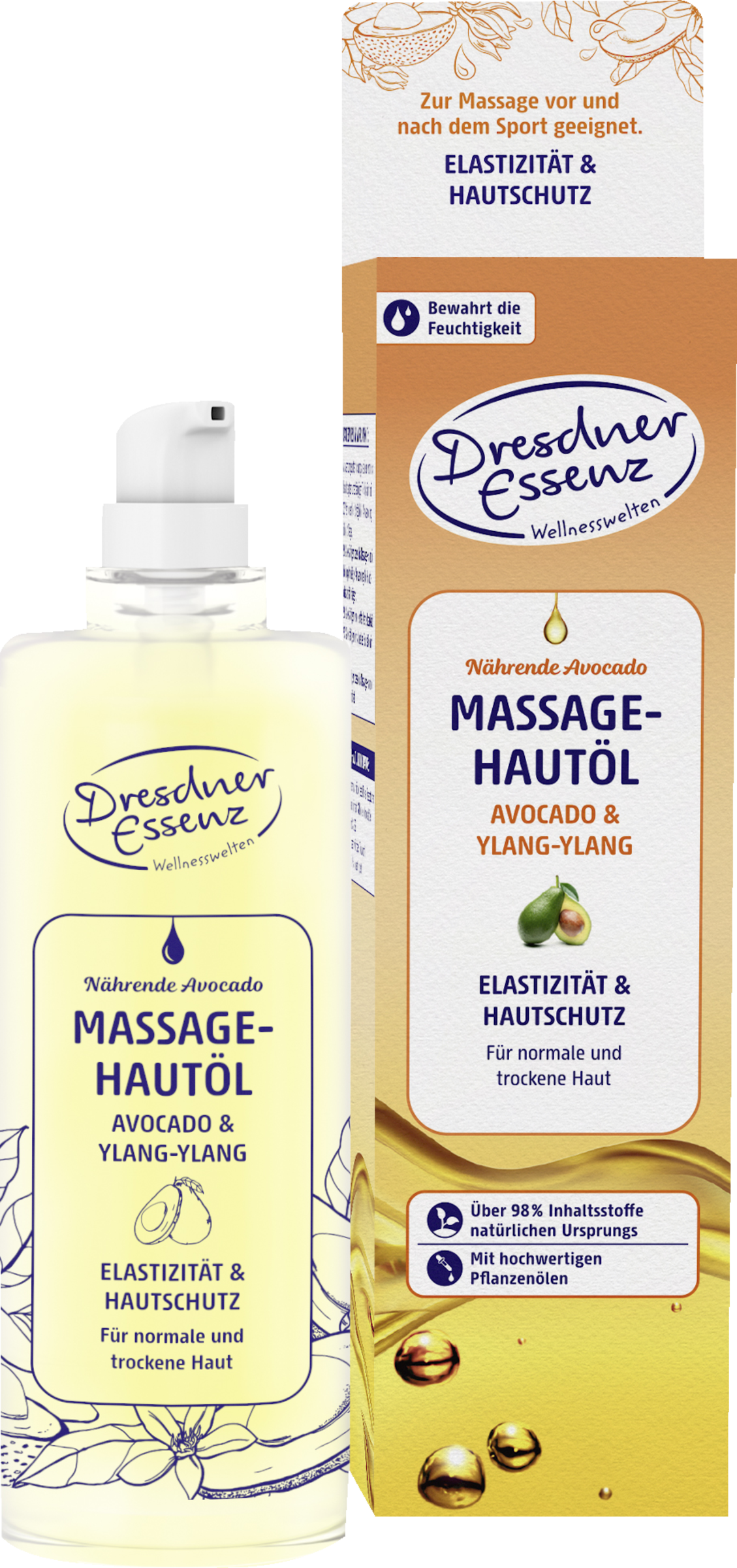 Dresdner Essenz MassageHautöl Nährende Avocado online kaufen rossmann.de