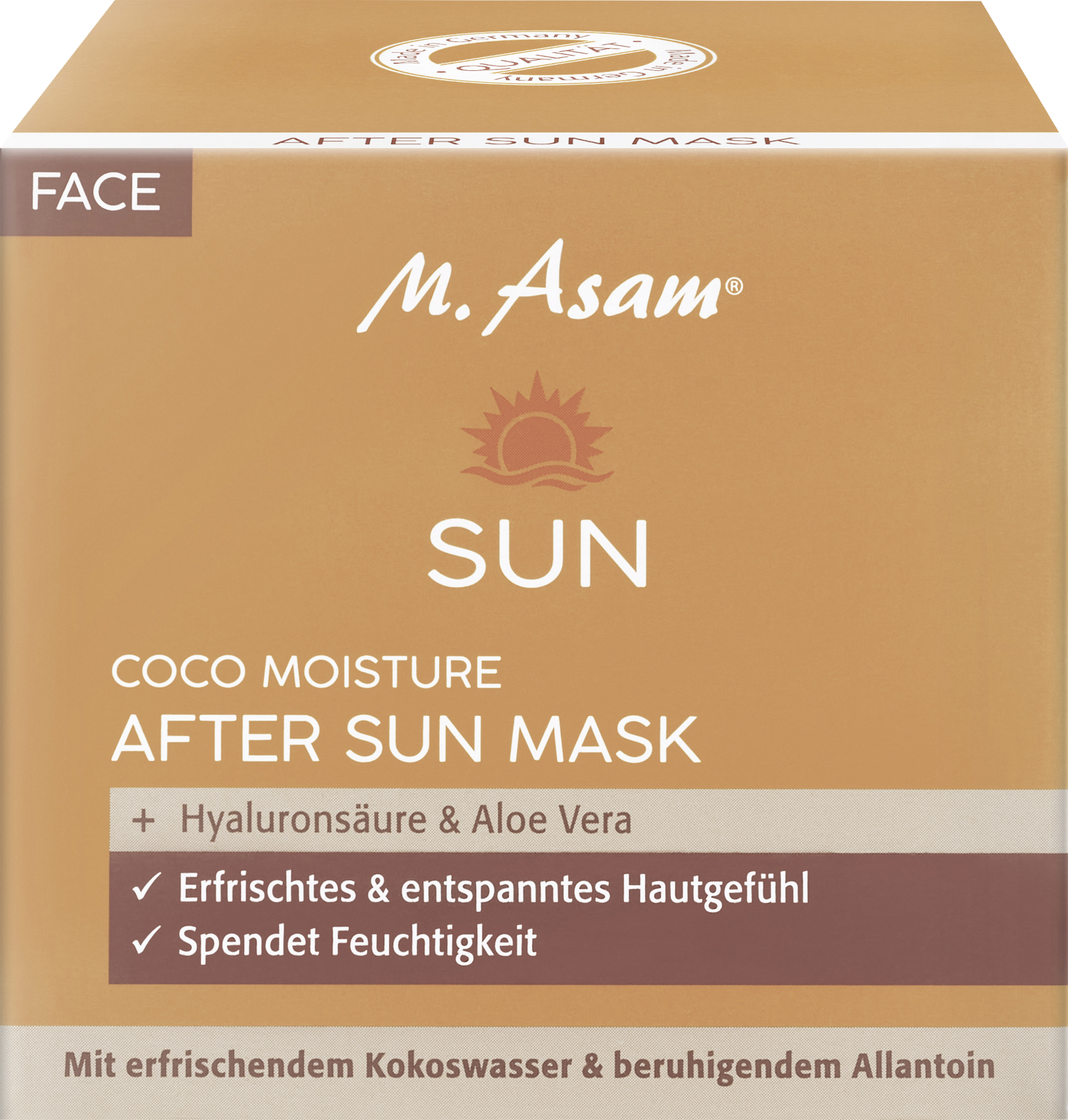 M. Asam SUN Coco Moisture After Sun Mask