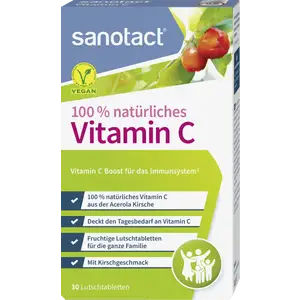 100% أقراص فيتامين سي طبيعية