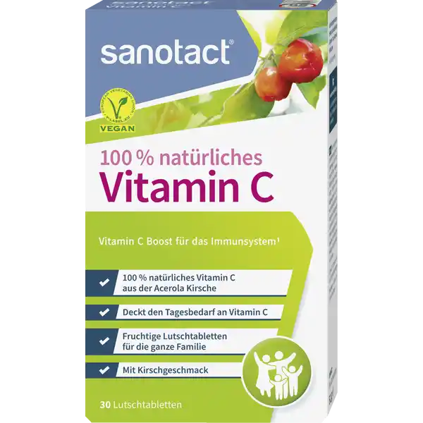 100% أقراص فيتامين سي طبيعية