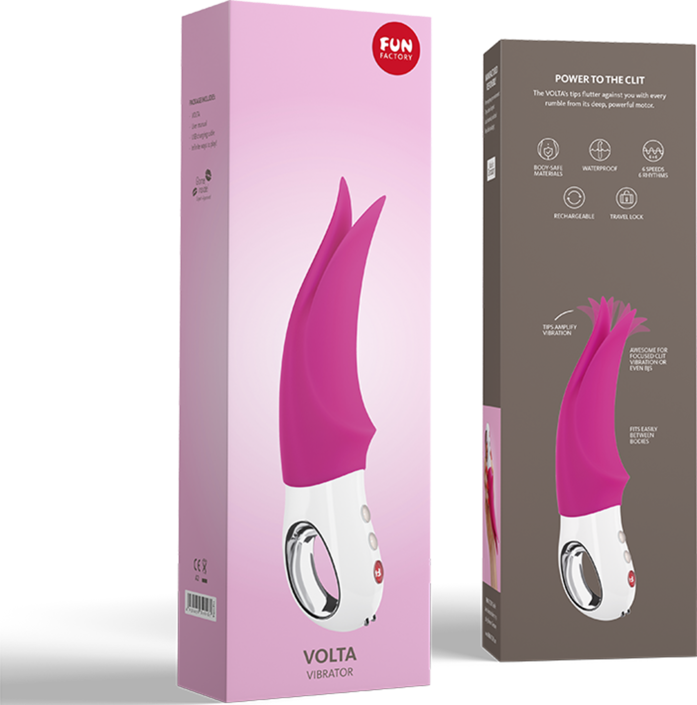 FunFactory VOLTA Vibrator blackberry/white