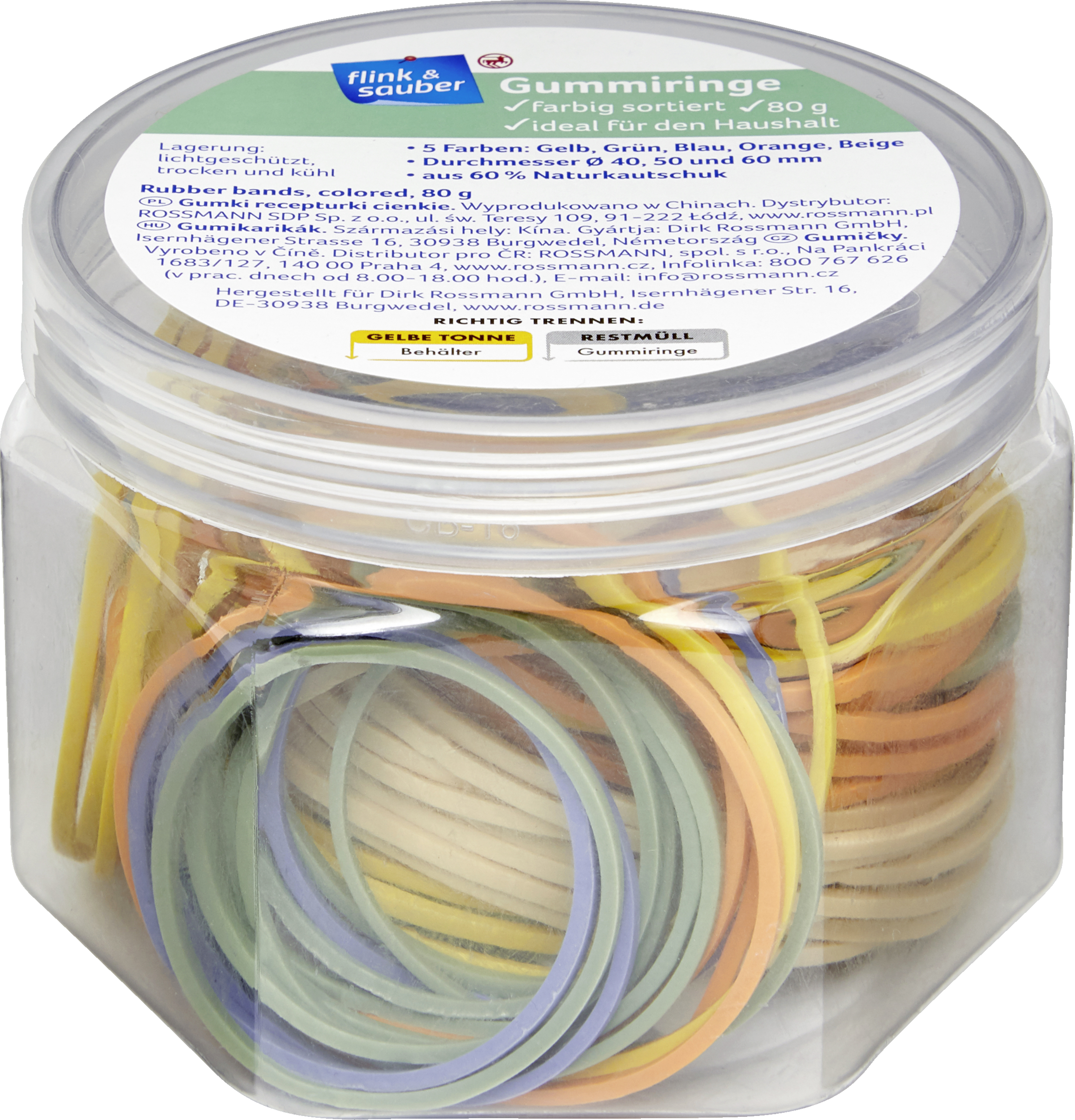 flink & sauber Gummiringe