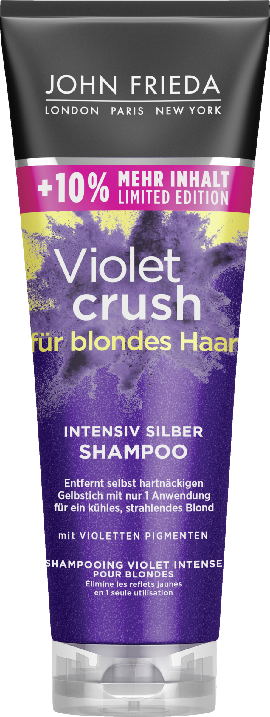 JOHN FRIEDA Shampoo Violet crush für blondes Haar Intensiv Silber