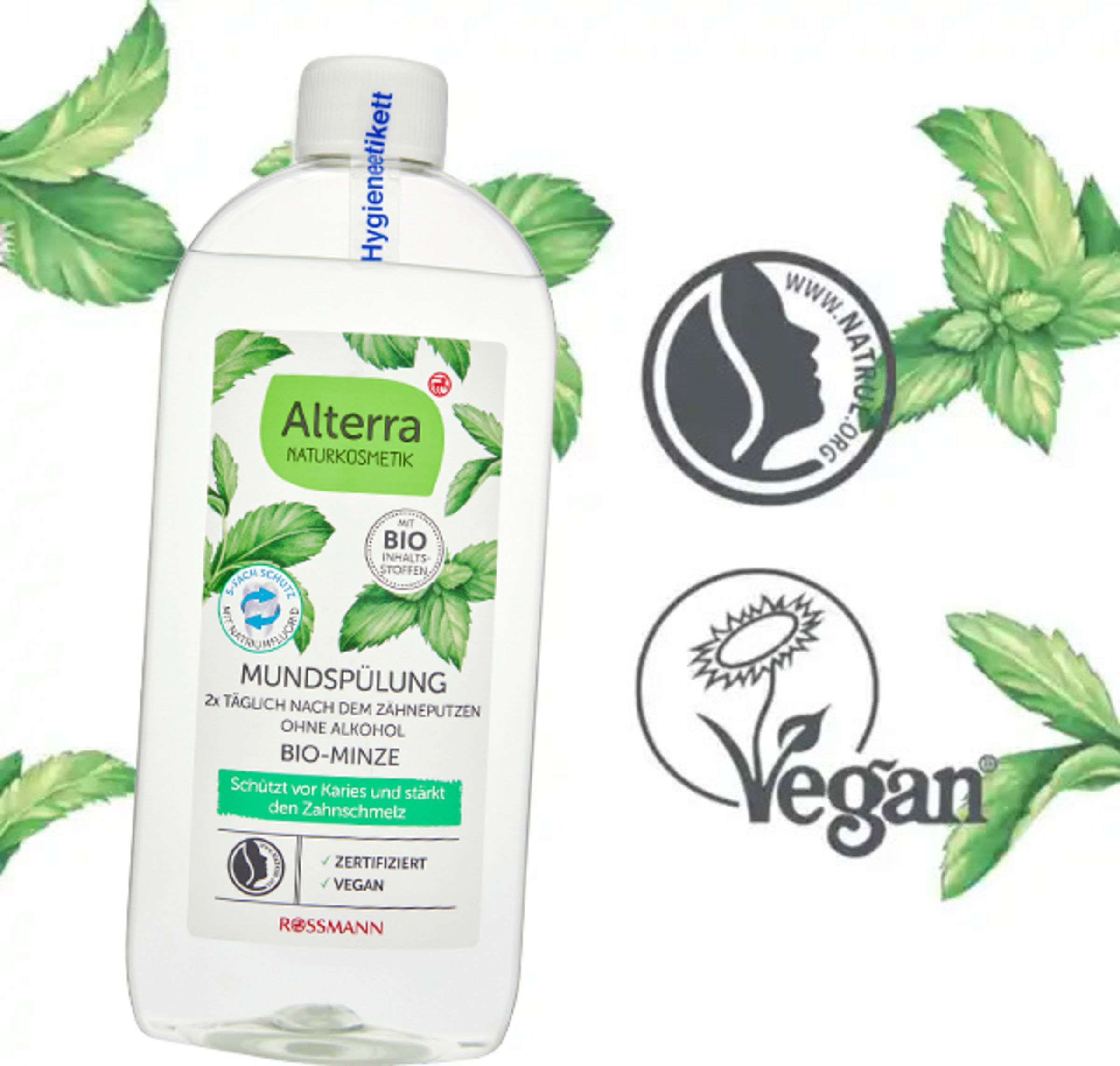 غسول فم بالنعناع العضوي 3