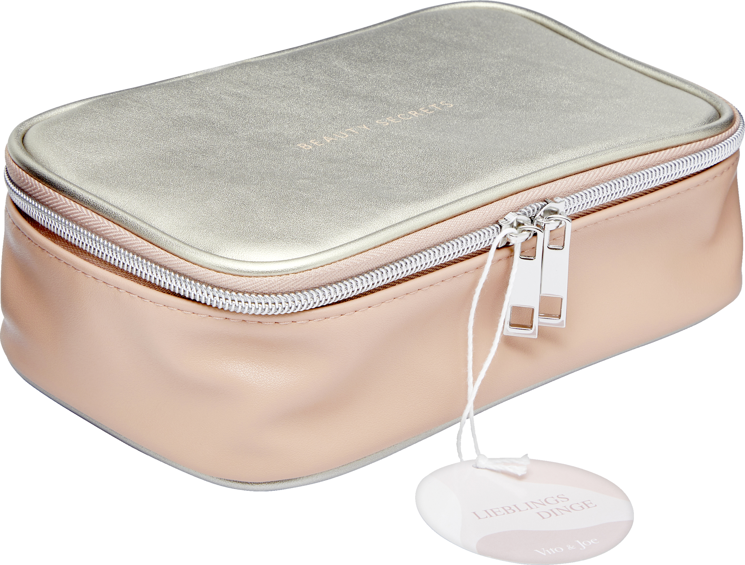 Vito & Joe Schminktasche "Beauty Secrets" rosa