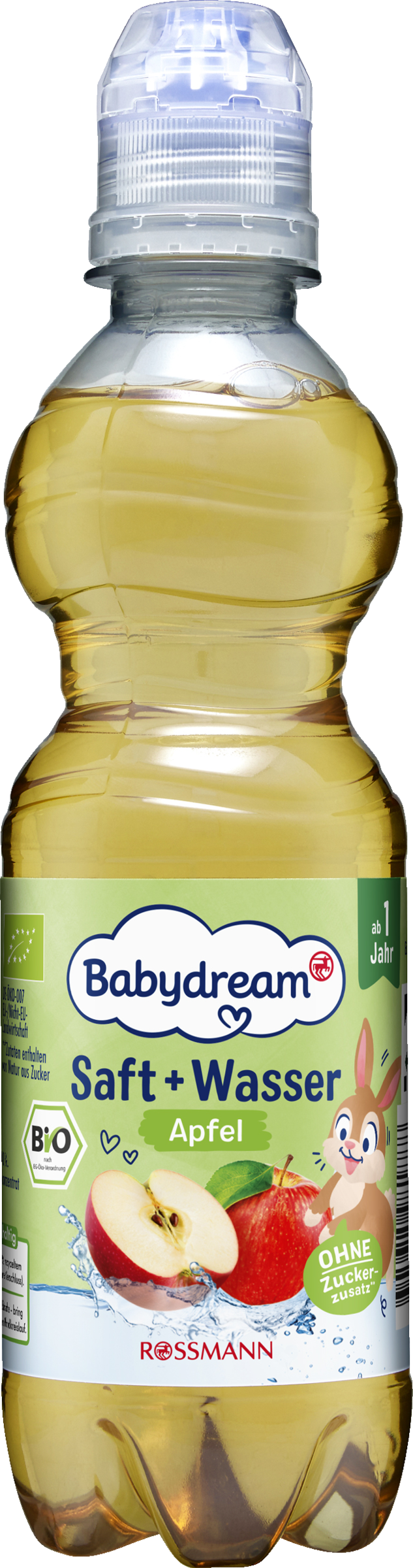 Babydream Bio Erfrischungsgetränk mit Stillem Mineralwasser und Apfel