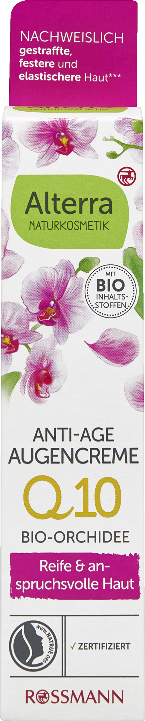 Alterra NATURKOSMETIK Anti-Age Augencreme Orchidee