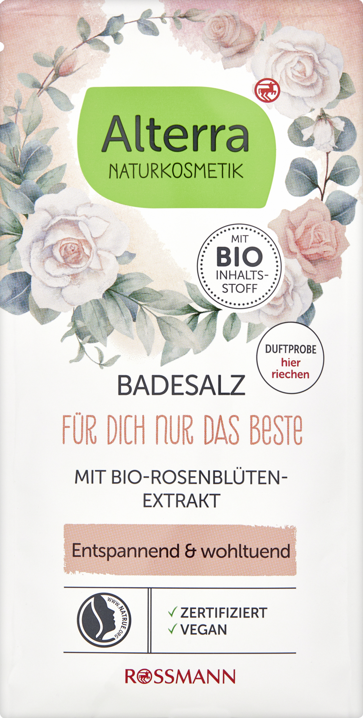 Alterra NATURKOSMETIK Badesalz Für dich nur das Beste