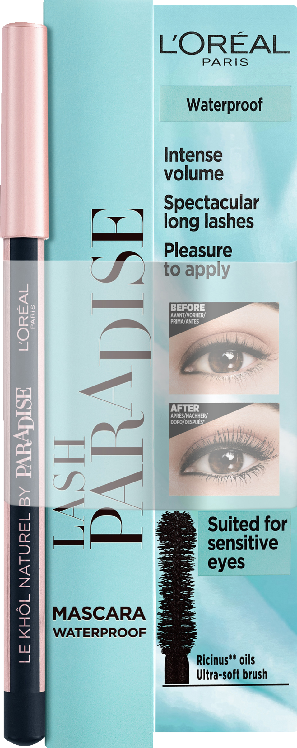 L’Oréal Paris ParadiseSet Lash Paradise Mascara Waterproof & Le Khôl