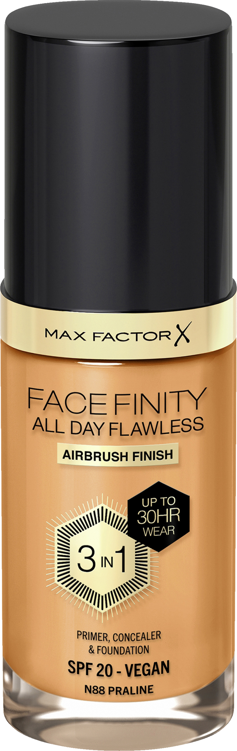 Max Factor Facefinity All Day Flawless Foundation Farbe N88 Praline