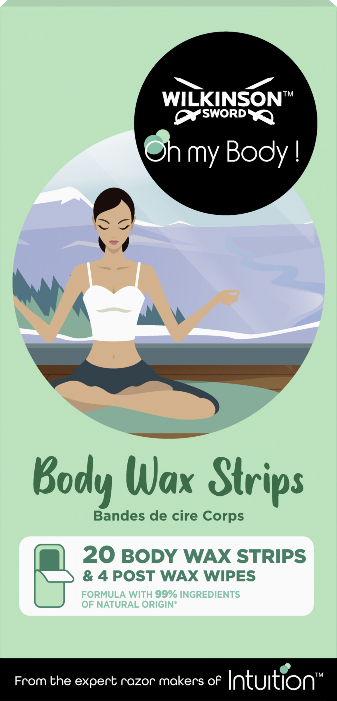 Wilkinson Sword Oh my Body Body Wax Strips Kaltwachsstreifen online kaufen rossmann.de