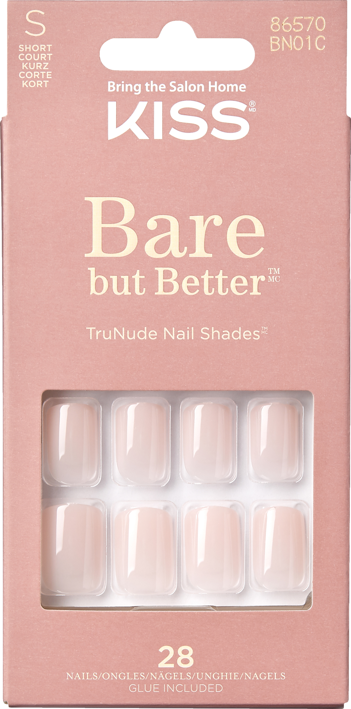 KISS Bare-But-Better Nails - Nudies