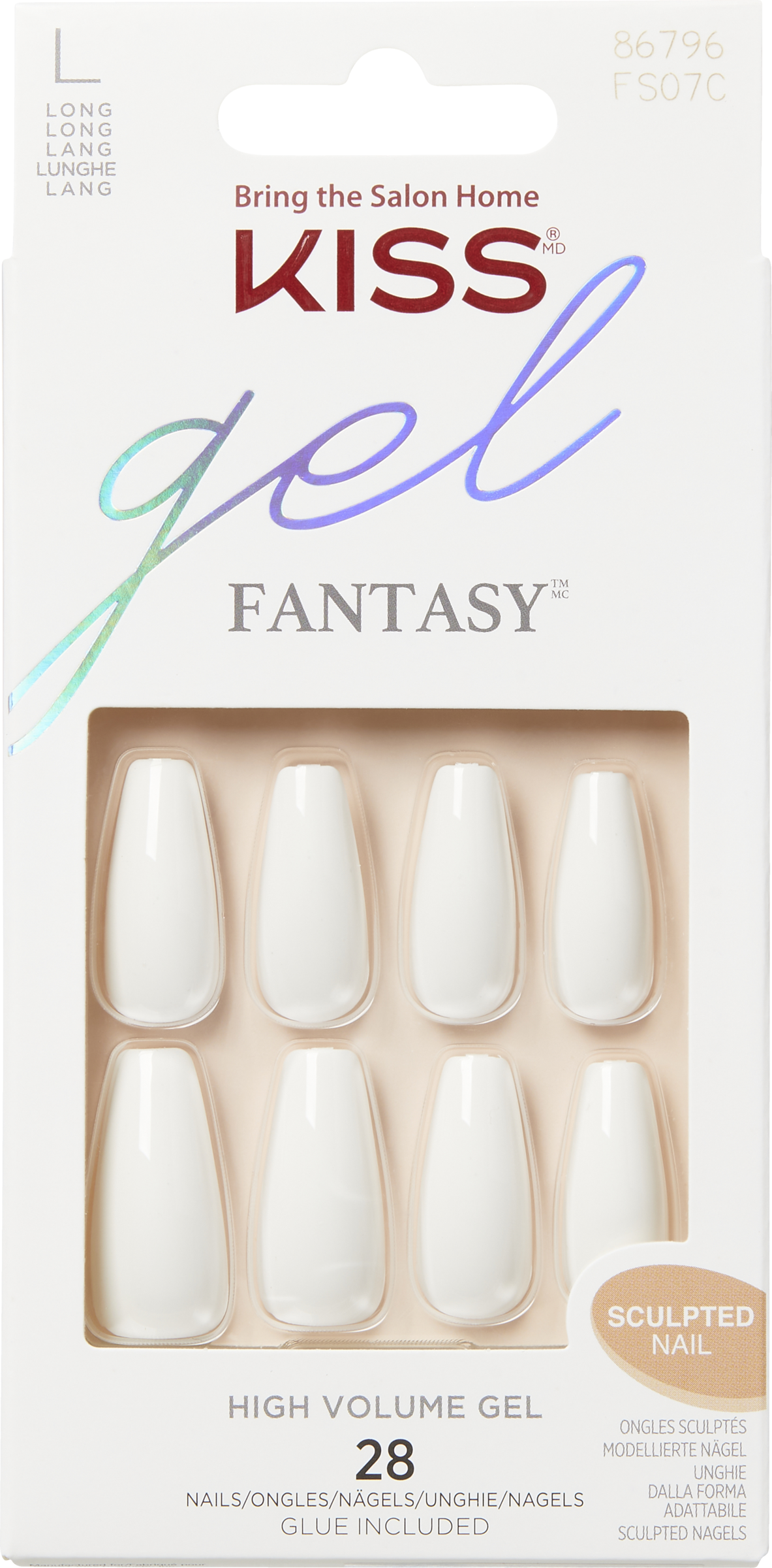 KISS Gel Fantasy Nails - True Color