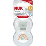 Space Silikon-Schnuller, Frosch & Regenbogen, 0-6 Monate