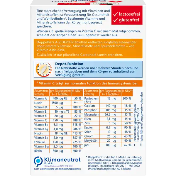 aktiv A-Z Depot Langzeit-Vitamine