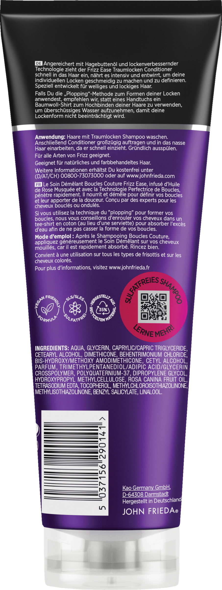 JOHN FRIEDA Conditioner FRIZZ Ease Traumlocken rossmann.de