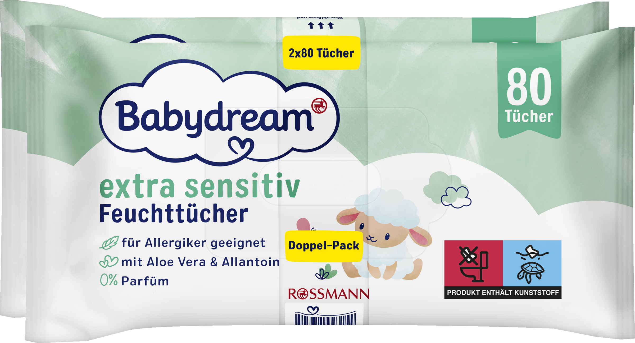 extra sensitiv Feuchttücher Spar-Pack