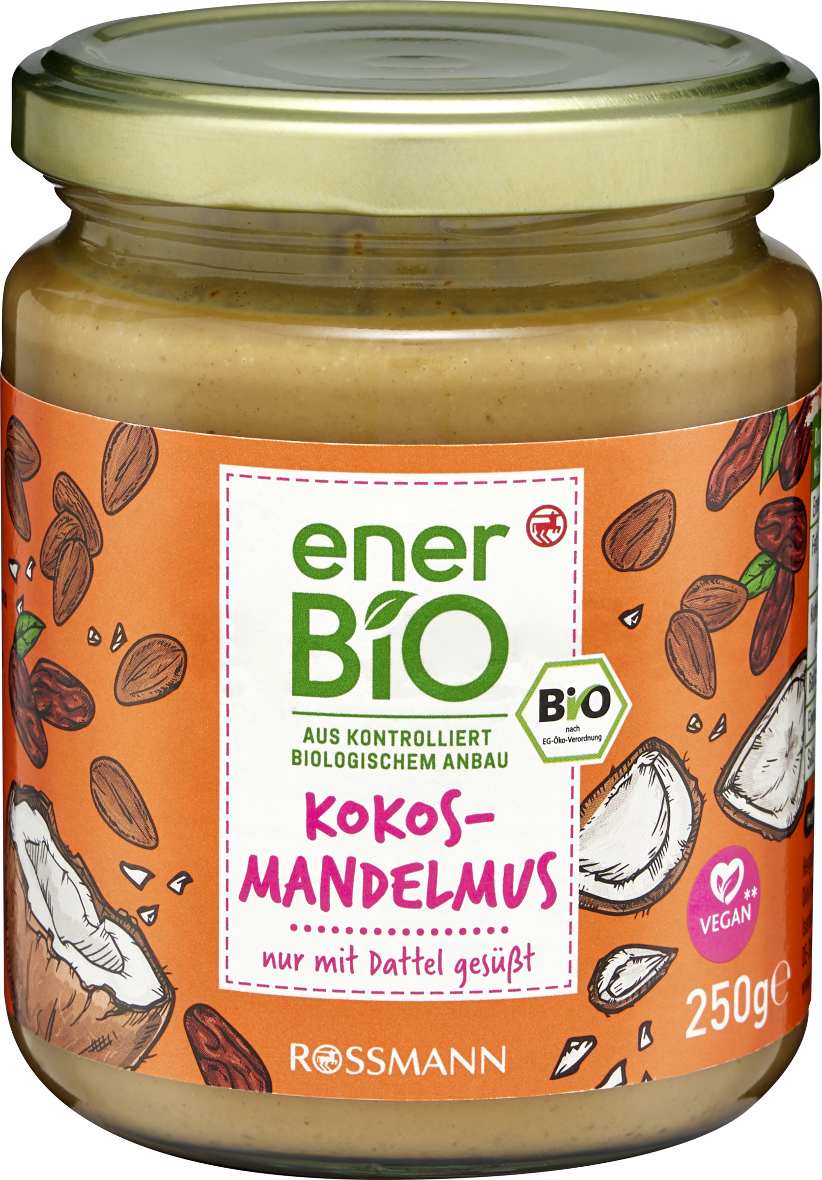enerBiO Kokos-Mandelmus
