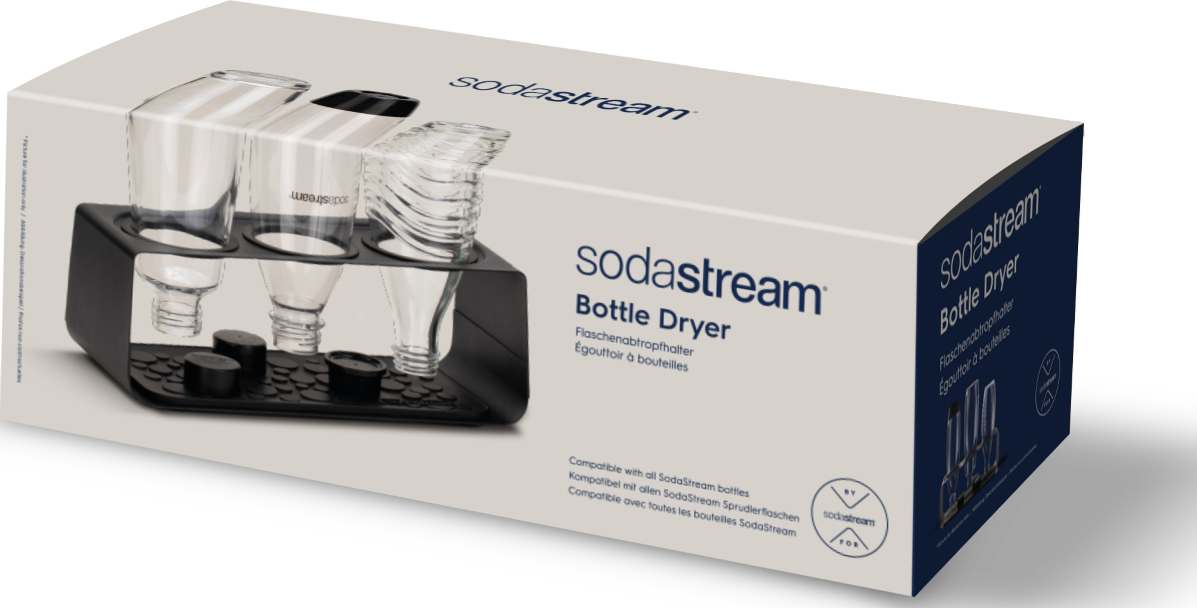 SodaStream Abtropfhalter für Flaschen schwarz