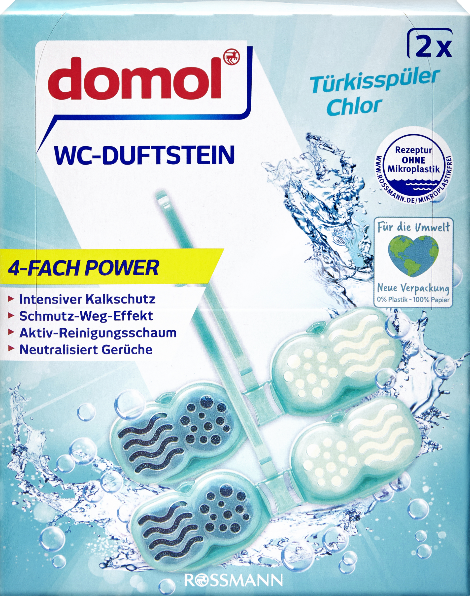 domol WC-Duftstein Türkisspüler Chlor