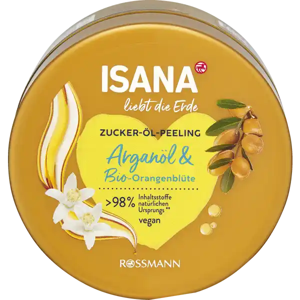 liebt die Erde Zucker-Öl-Peeling Arganöl