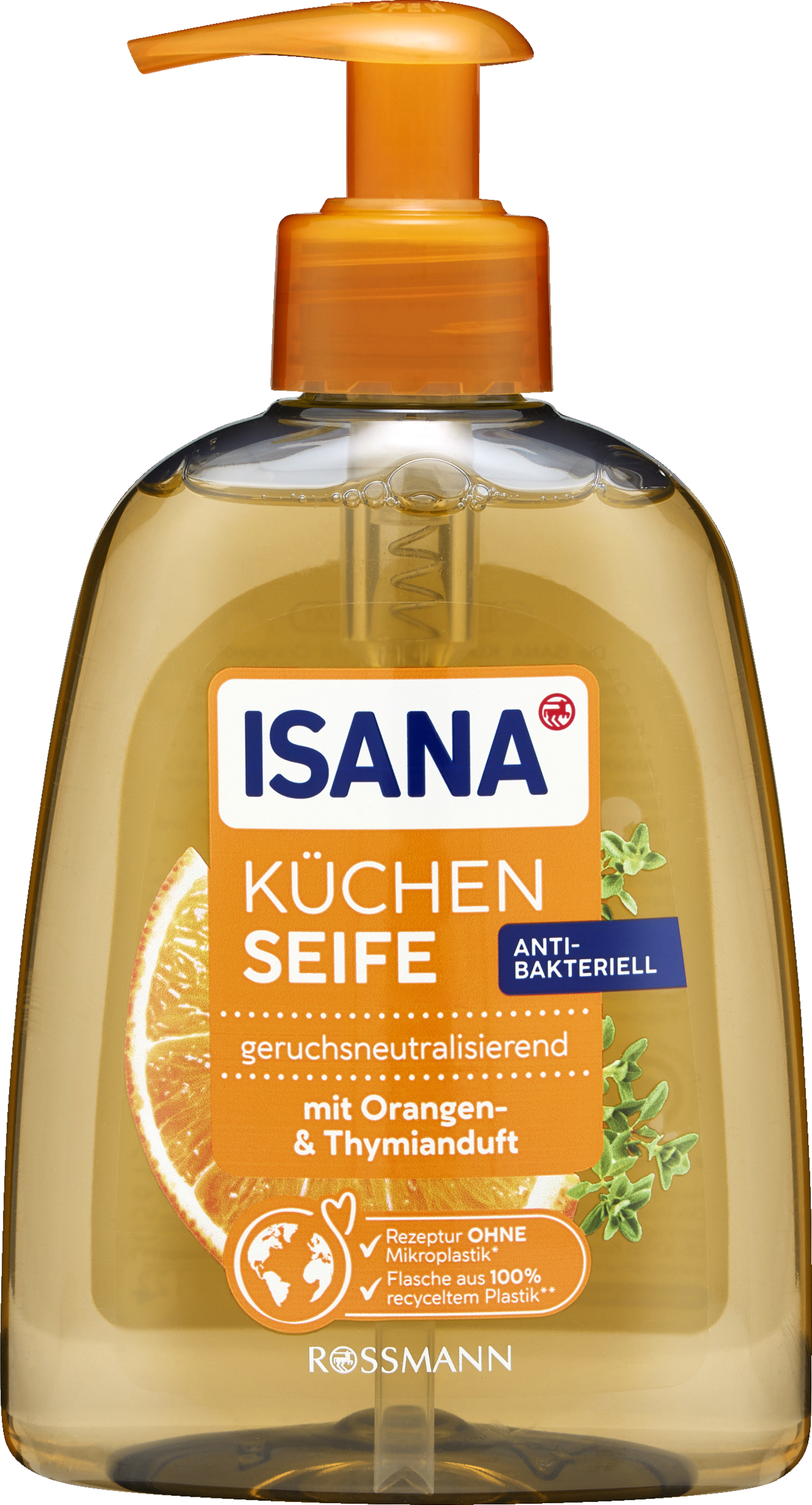 ISANA Küchenseife mit Orangenöl