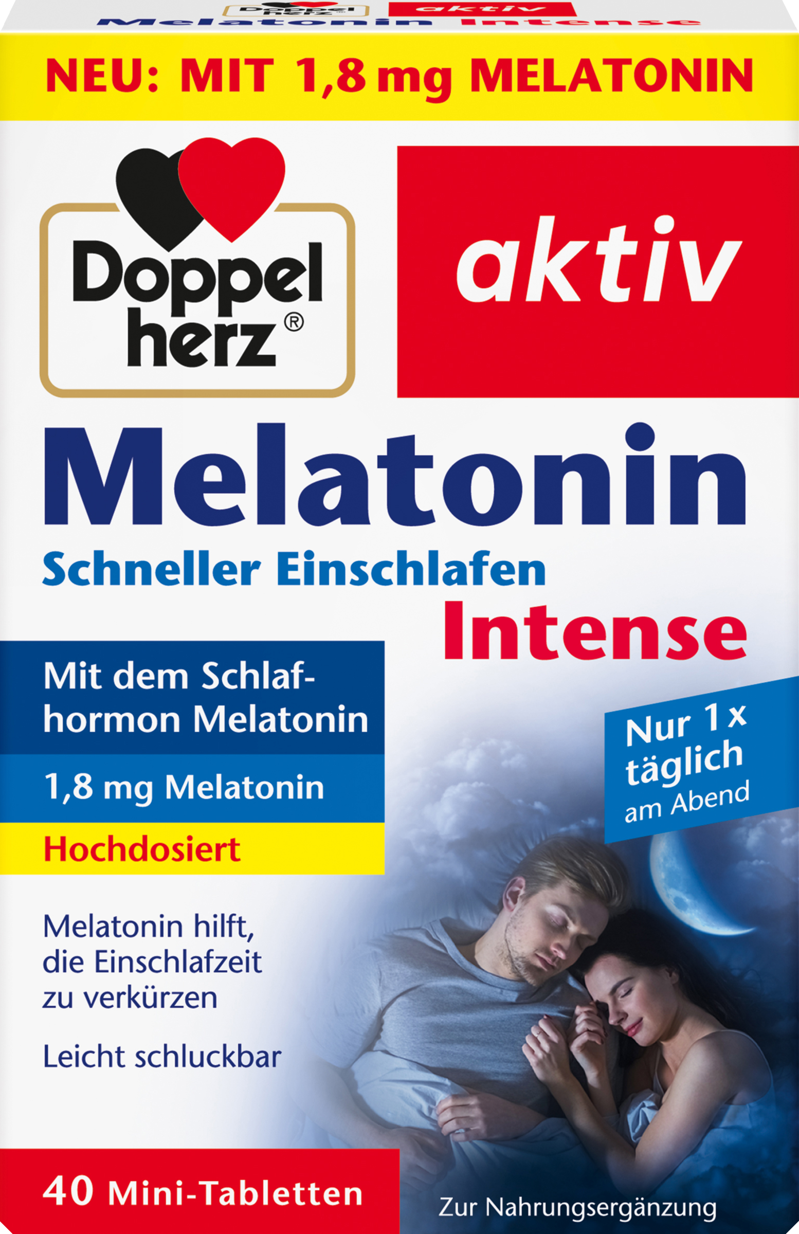 Doppelherz aktiv Melatonin Intense Mini-Tabletten