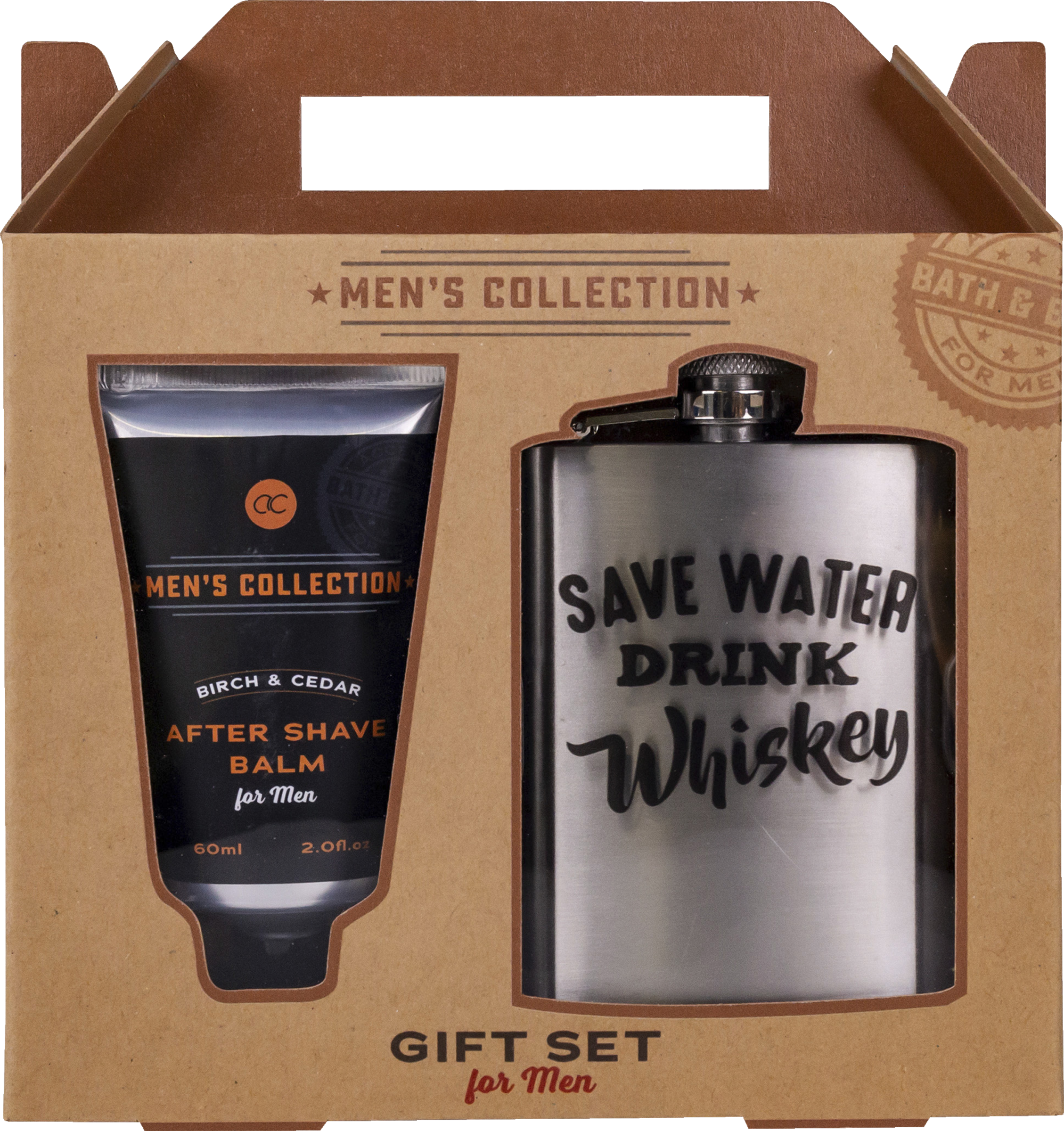 accentra Geschenkset Men's Collection After Shave mit Flachmann