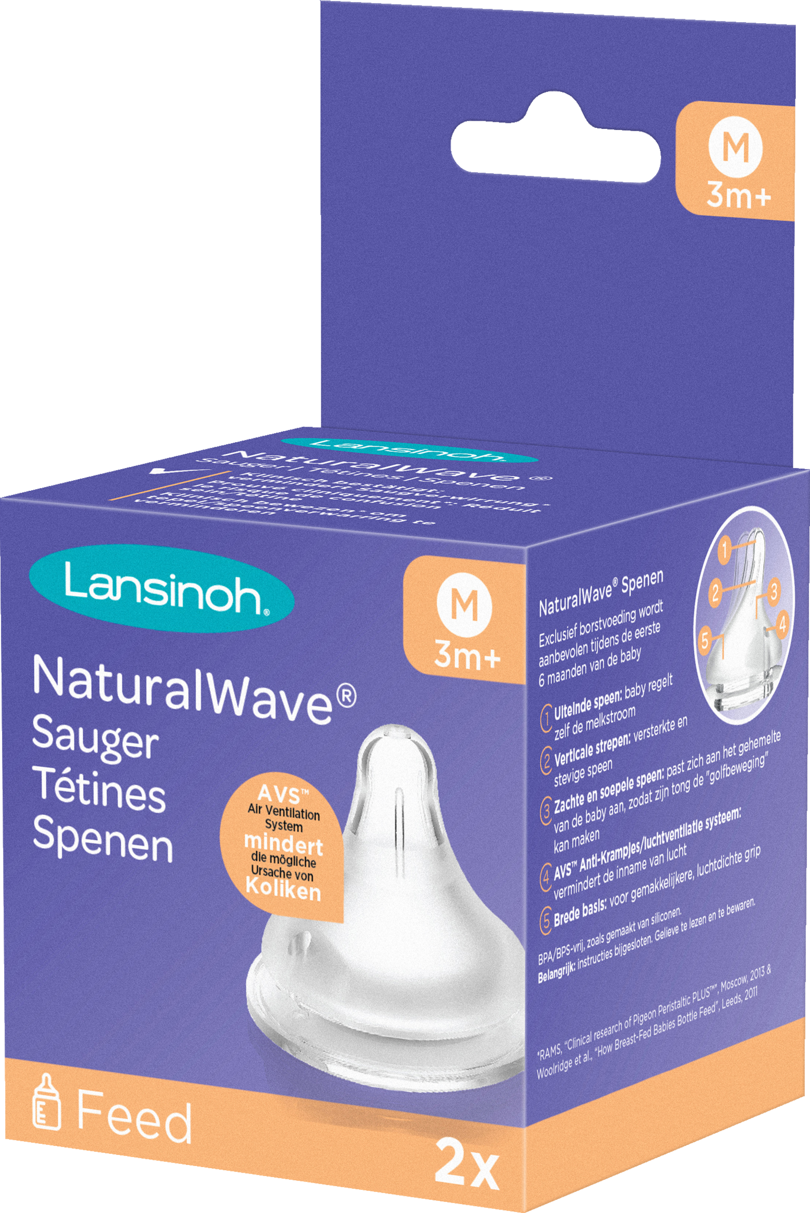 Lansinoh NaturalWave® Sauger Gr. M