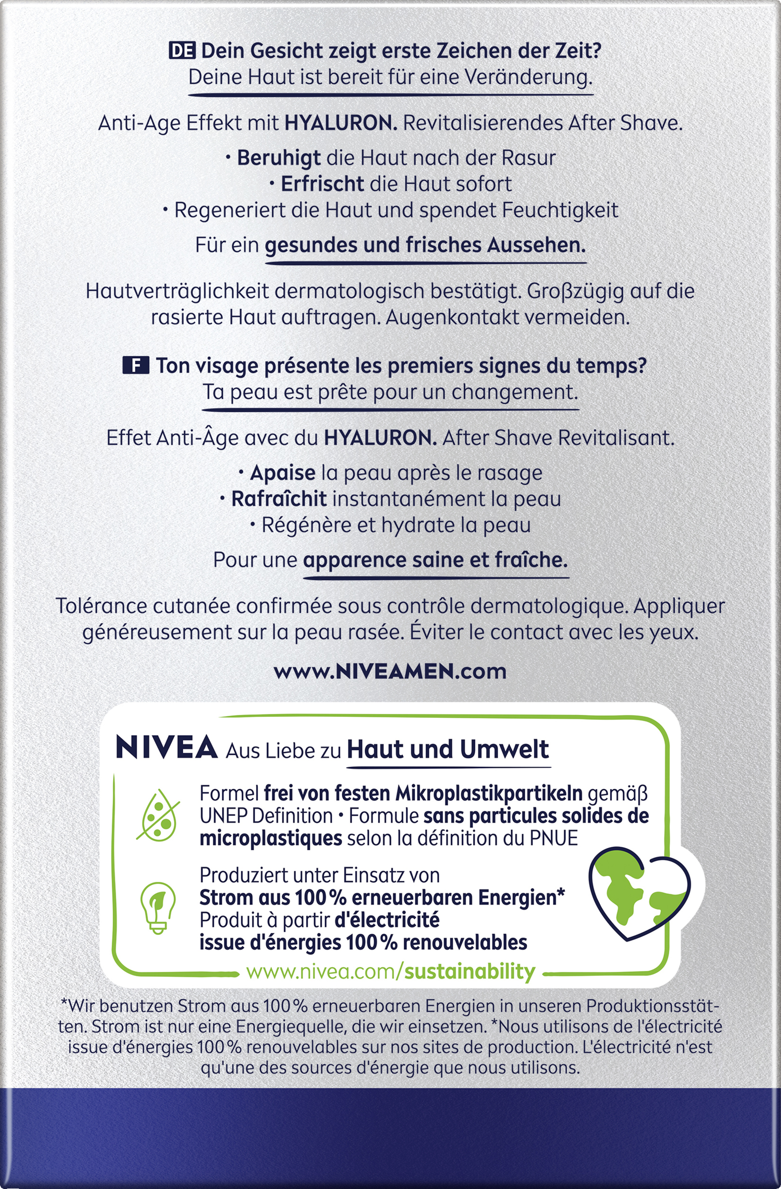 NIVEA MEN AntiAge Hyaluron After Shave Balsam online kaufen rossmann.de