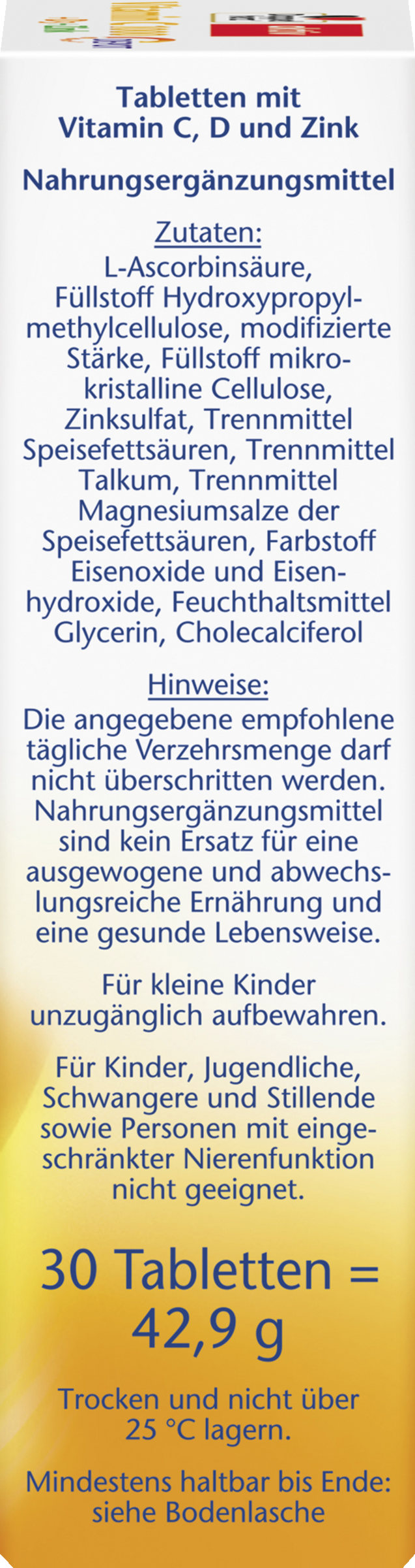 فيتامين C النشط 1000 + D3 + زنك 2