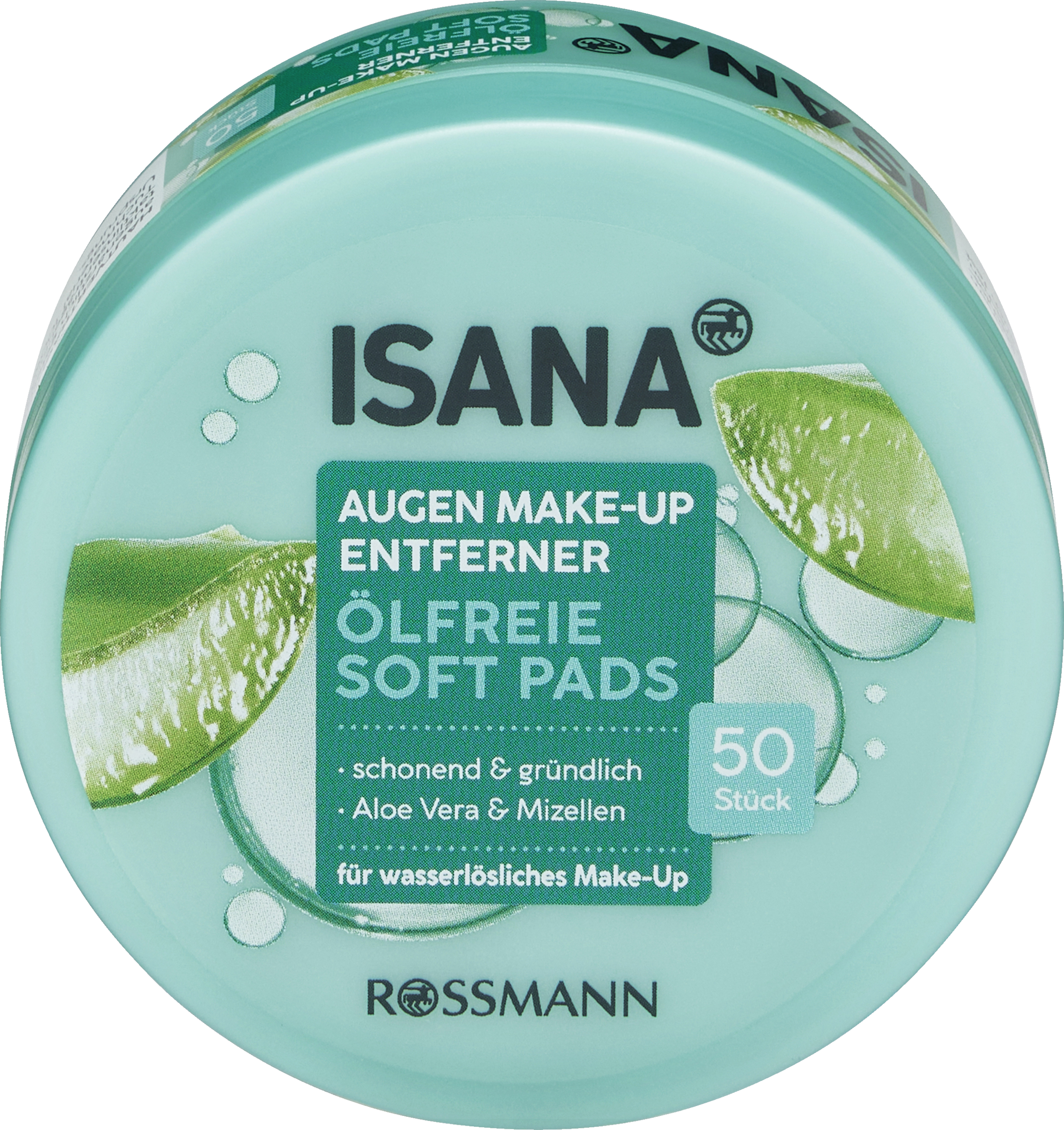 ISANA Augen Make-Up Entferner Soft Pads ölfrei
