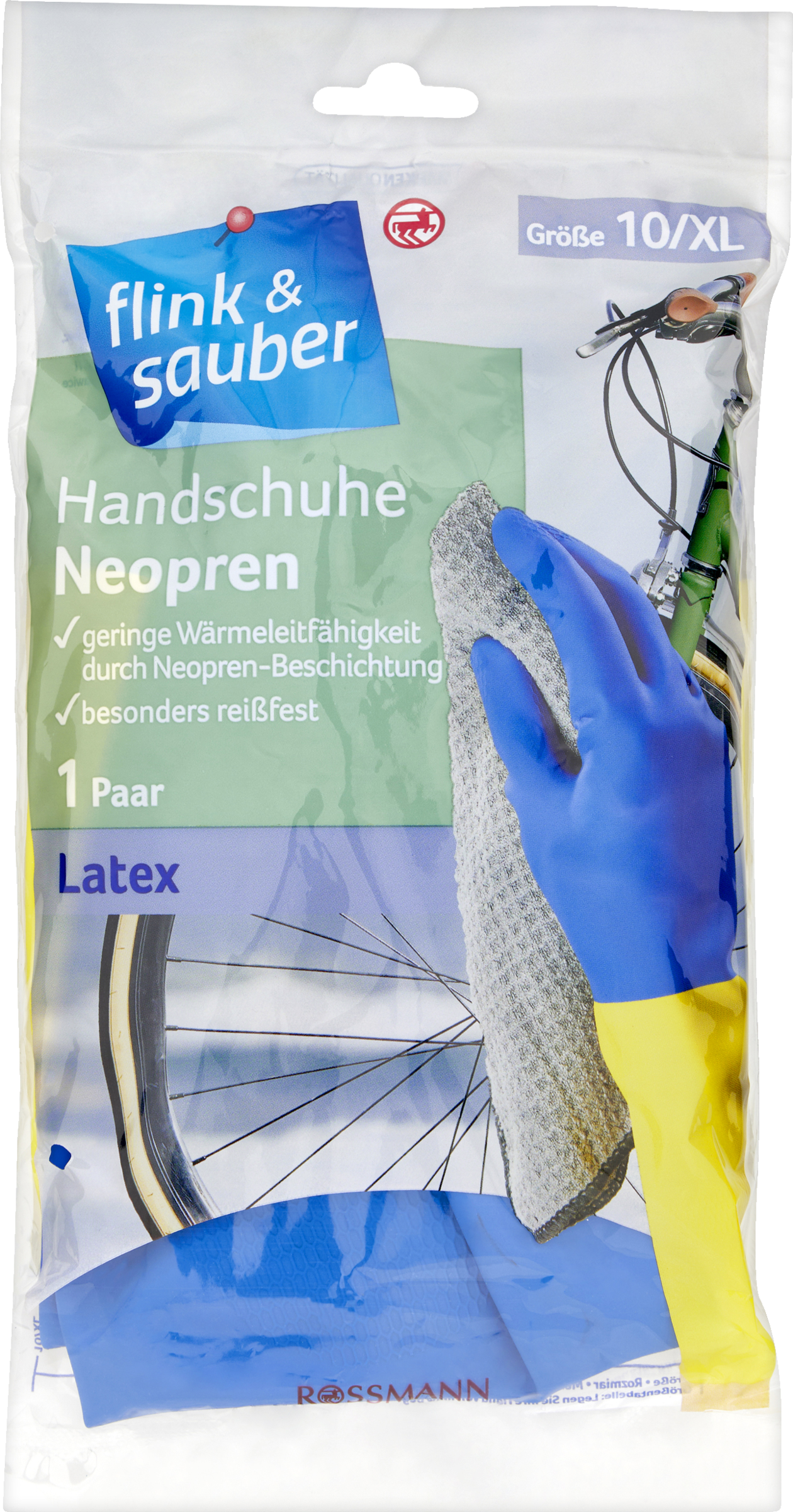 flink & sauber Handschuhe Neopren Gr. XL