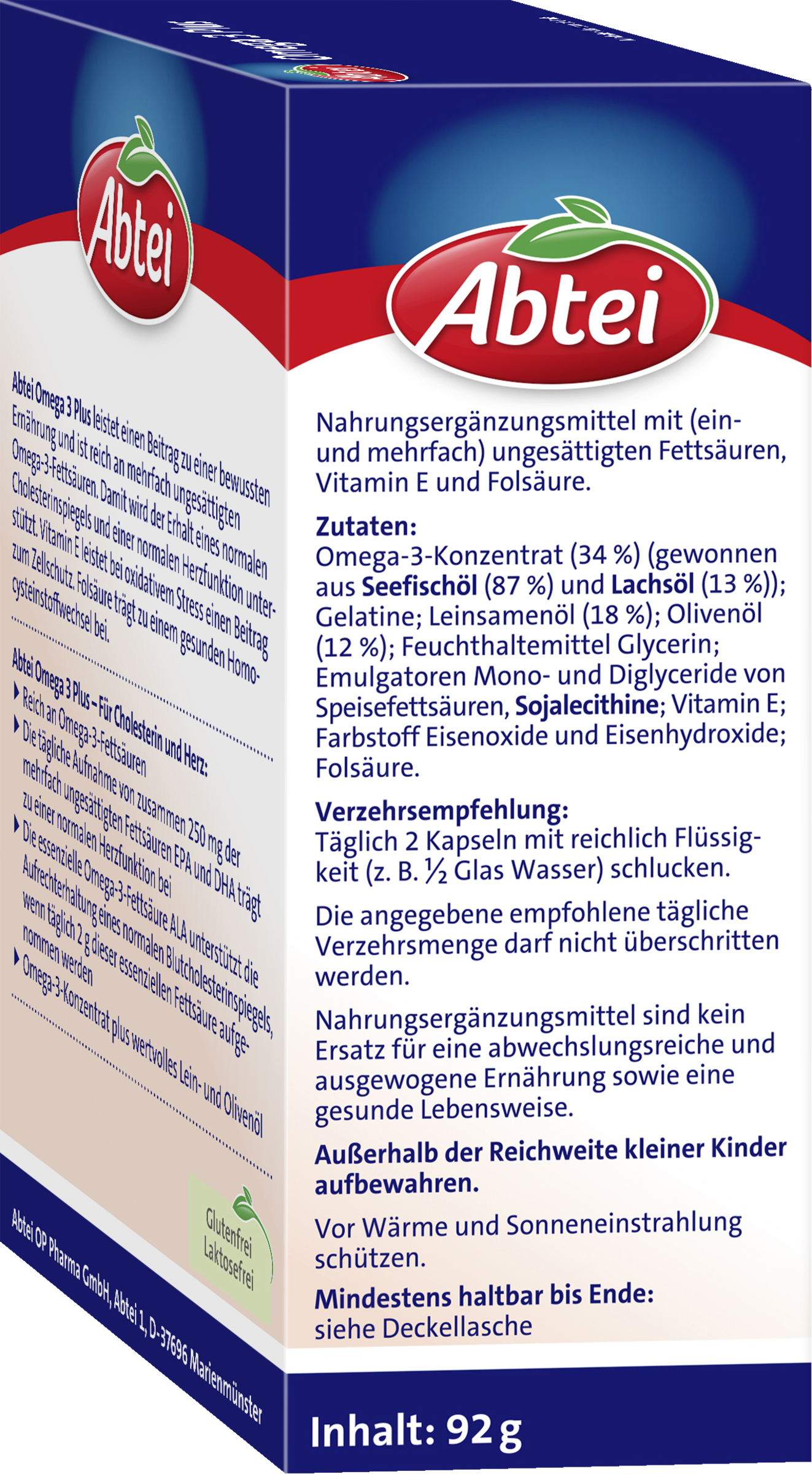 Abtei Omega 3 Plus Kapseln online kaufen rossmann.de