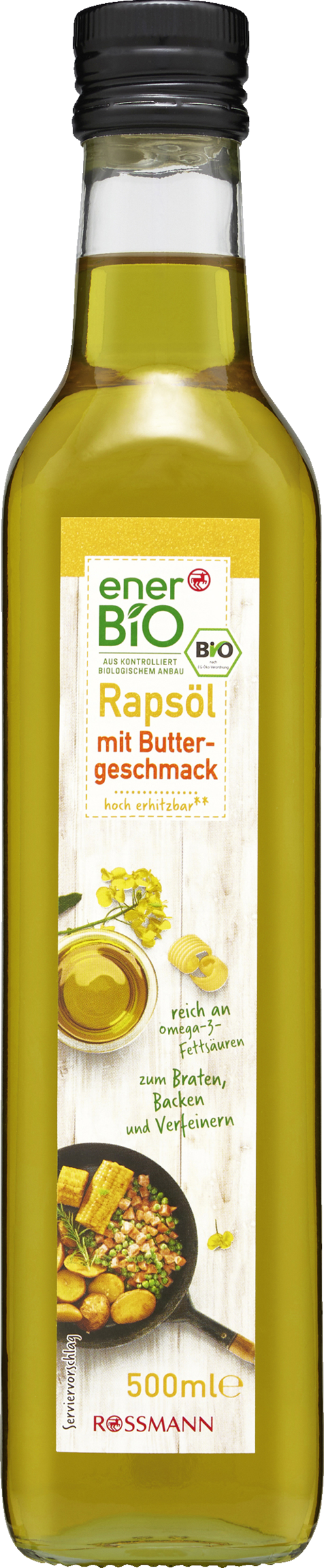 enerBiO Rapsöl mit Buttergeschmack