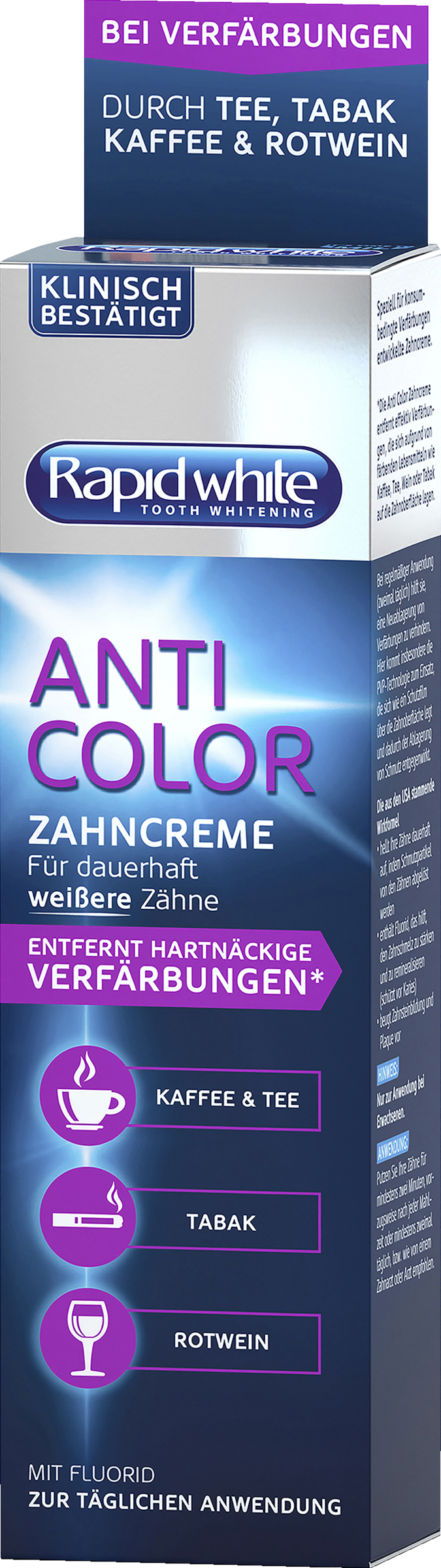 Rapid White Anti Color Zahncreme